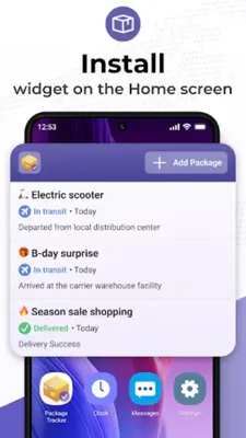 Package Tracker - Track Parcel android App screenshot 0