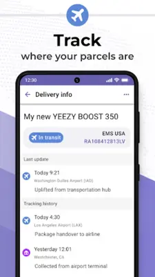 Package Tracker - Track Parcel android App screenshot 2